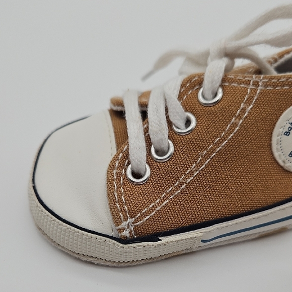 Baby Tan Canvas Sneakers - Picture 6 of 10